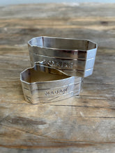 Load image into Gallery viewer, Vintage &quot;Madame/Monsieur&quot; Napkin Rings