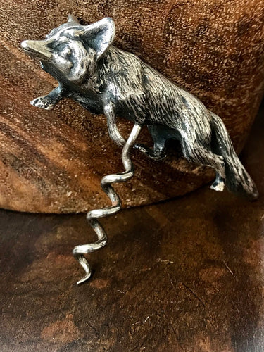 Fox Corkscrew Bottle Opener