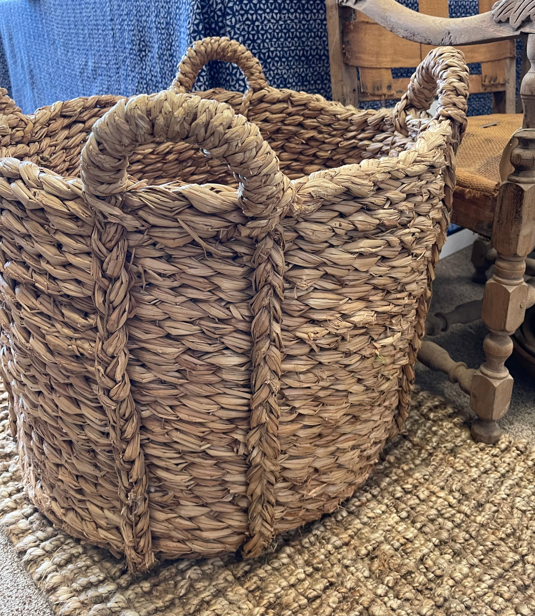 Large Seagrass Log Basket