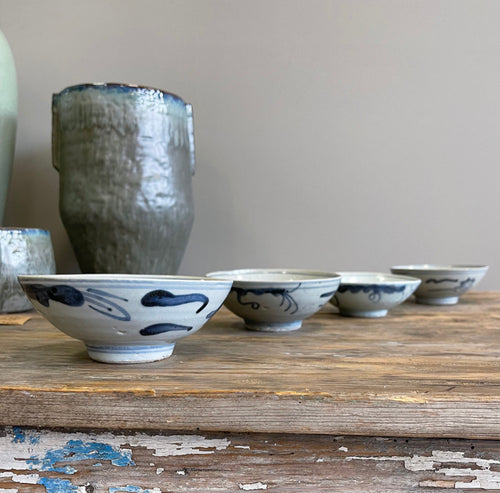 Qing Dynasty Blue and White Porcelain Bowls