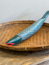 Load image into Gallery viewer, Vintage Carved Painted Wood Fish
