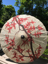 Load image into Gallery viewer, Hand Painted Thai Paper Parasol