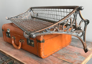 Vintage Railroad Car Luggage Rack