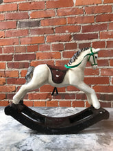 Load image into Gallery viewer, Vintage Mini Rocking Horse